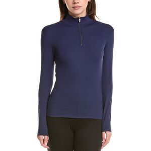 Post Card Womens 1/4-Zip Jumper Pullover, Blue